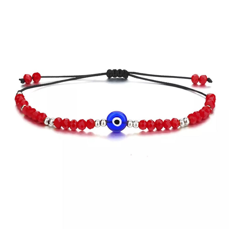 Evil Eye Crystal Beads Bracelet